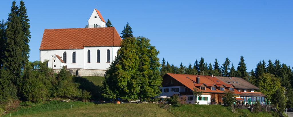 Panoramagasthof Auf Dem Auerberg Bernbeuren Esterno foto