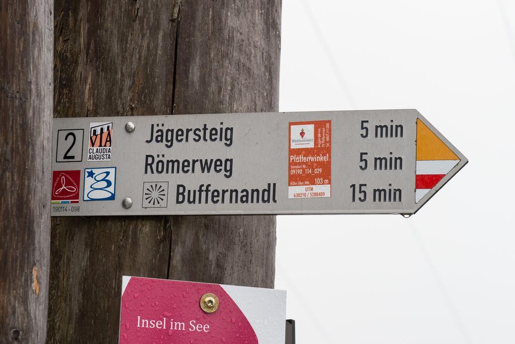 Panoramagasthof Auf Dem Auerberg Bernbeuren Esterno foto