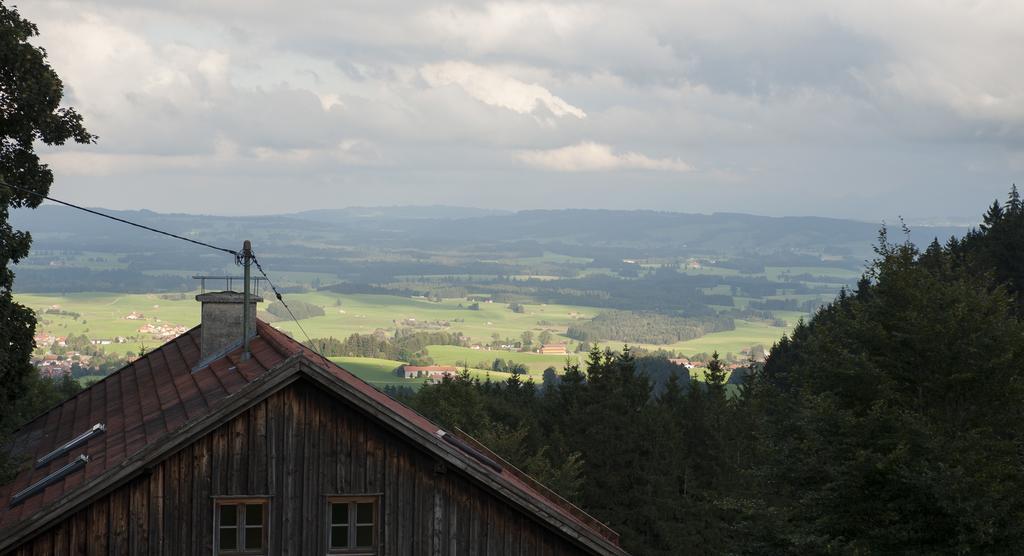 Panoramagasthof Auf Dem Auerberg Bernbeuren Esterno foto