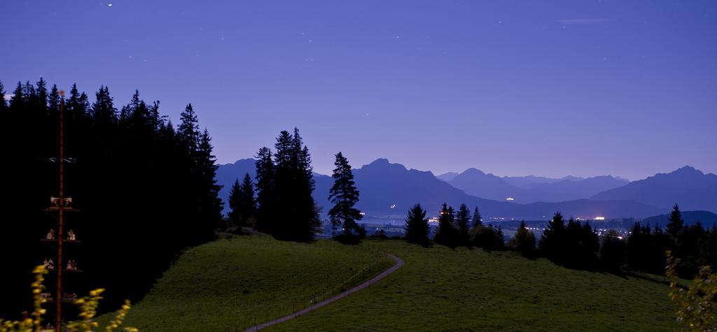 Panoramagasthof Auf Dem Auerberg Bernbeuren Esterno foto