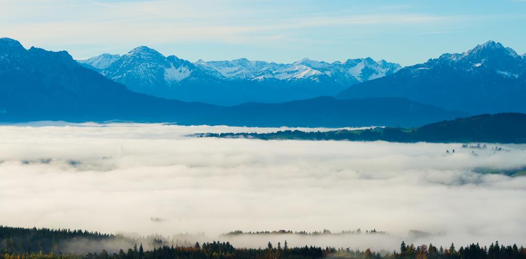 Panoramagasthof Auf Dem Auerberg Bernbeuren Esterno foto