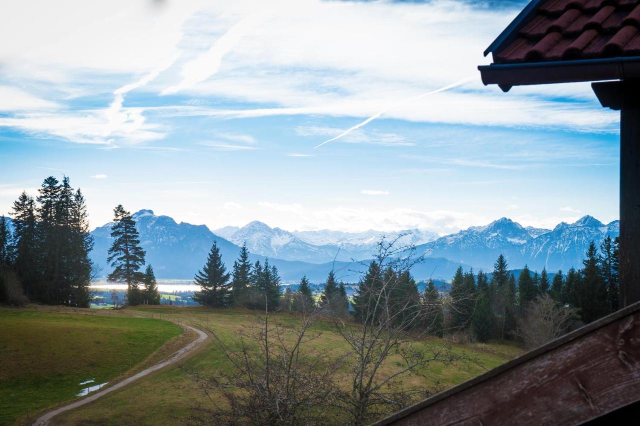 Panoramagasthof Auf Dem Auerberg Bernbeuren Esterno foto